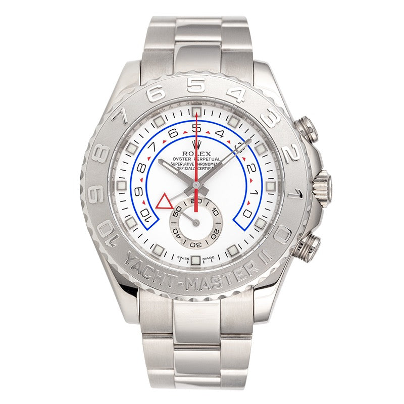 Rolex Yacht-Master II 18ct White Gold White Dial 116689