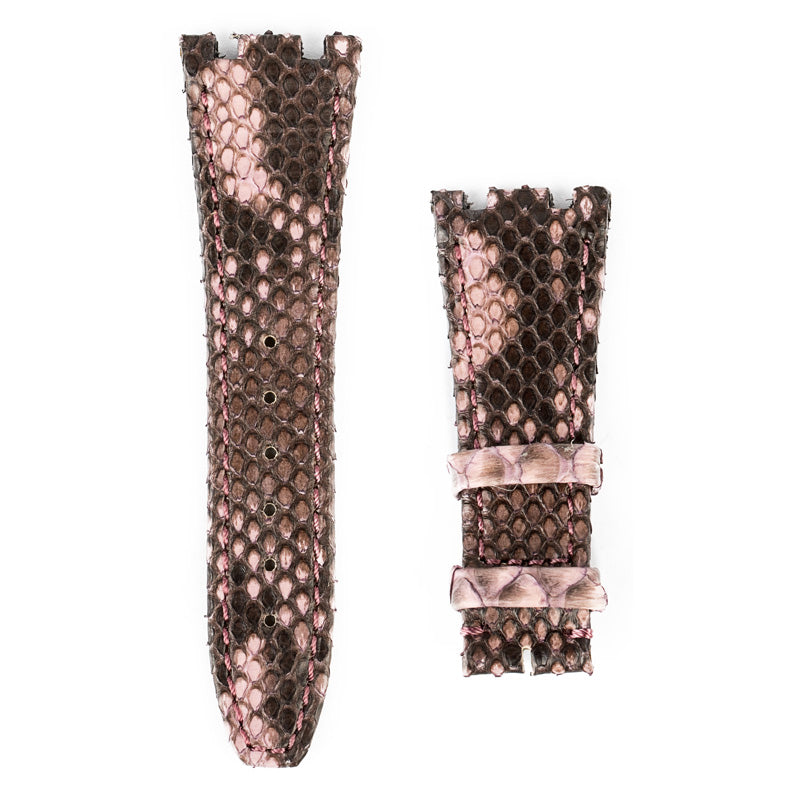 Custom grape python strap for Audemars Piguet Royal Oak 15300 15400