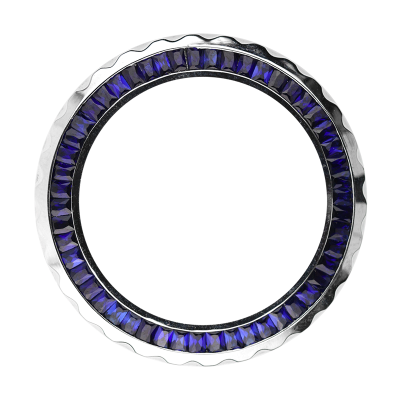 Chanel J12 38mm Baguette Cut Blue Sapphire Precious Stones Bezel