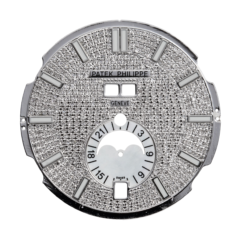 Custom Diamond Set Dial for Patek Philippe Nautilus 5726