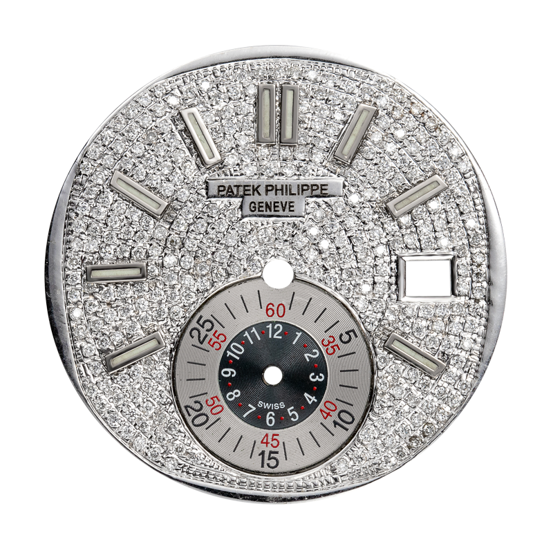 Custom Diamond Set Dial for Patek Philippe Nautilus 5980