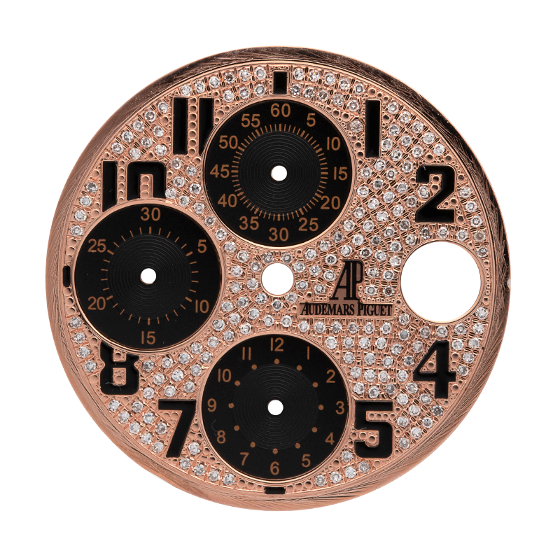 Custom rose gold Diamond Set Dial for Audemars Piguet Royal Oak Offshore 42