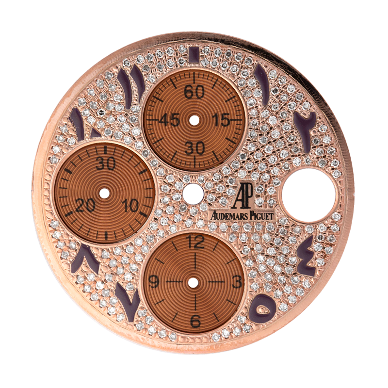 Custom rose gold Diamond Dial for Audemars Piguet Royal Oak Offshore 42