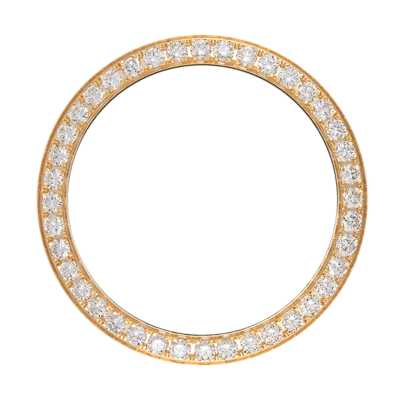 Rolex Daytona Yellow Gold Custom Bezel with Round Brilliant Diamonds