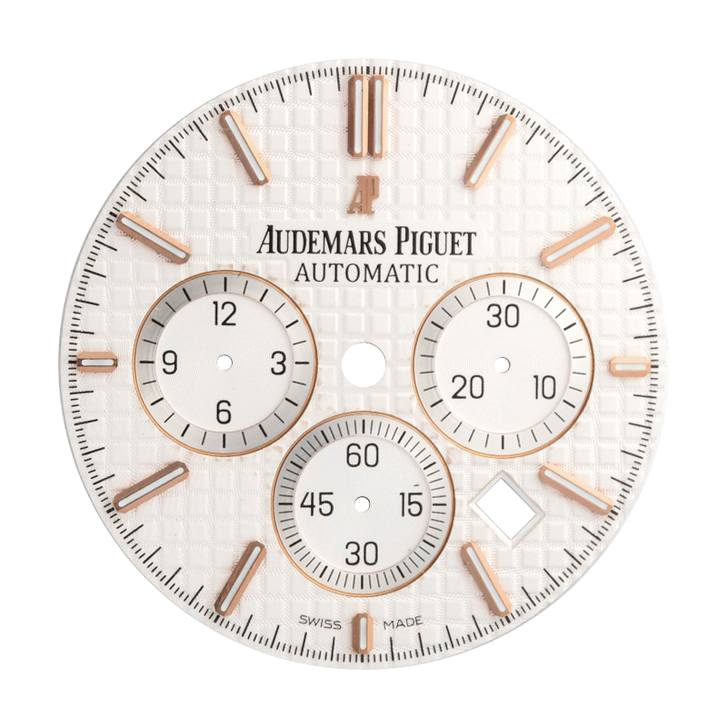 Factory White Dial for Audemars Piguet Royal Oak Chrono 41