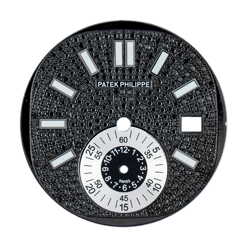 Patek Philippe 5980 Custom Black Pavé Dial
